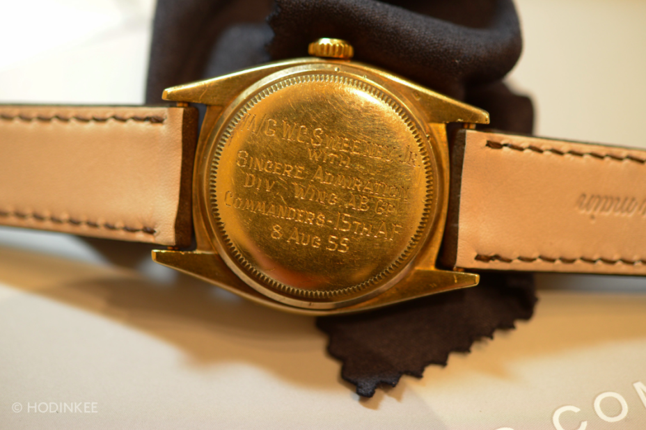 The estimate for this yellow-gold 6062 with black dial is 300,000 to 600,000 Swiss Francs ($313,000 to $626,000).