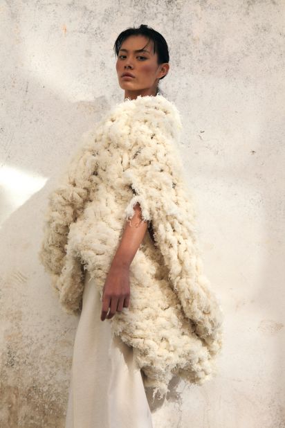 <a href="http://www.banxiaoxue.net/" target="_blank" target="_blank">Ban Xiao Xue</a> was a finalist for the International Woolmark Prize for China in 2012, the same year he founded his brand. His primary motive is to replicate natural forms. "All living things have their particular color, texture and structure, and what I do is just make records," he told Williams. 