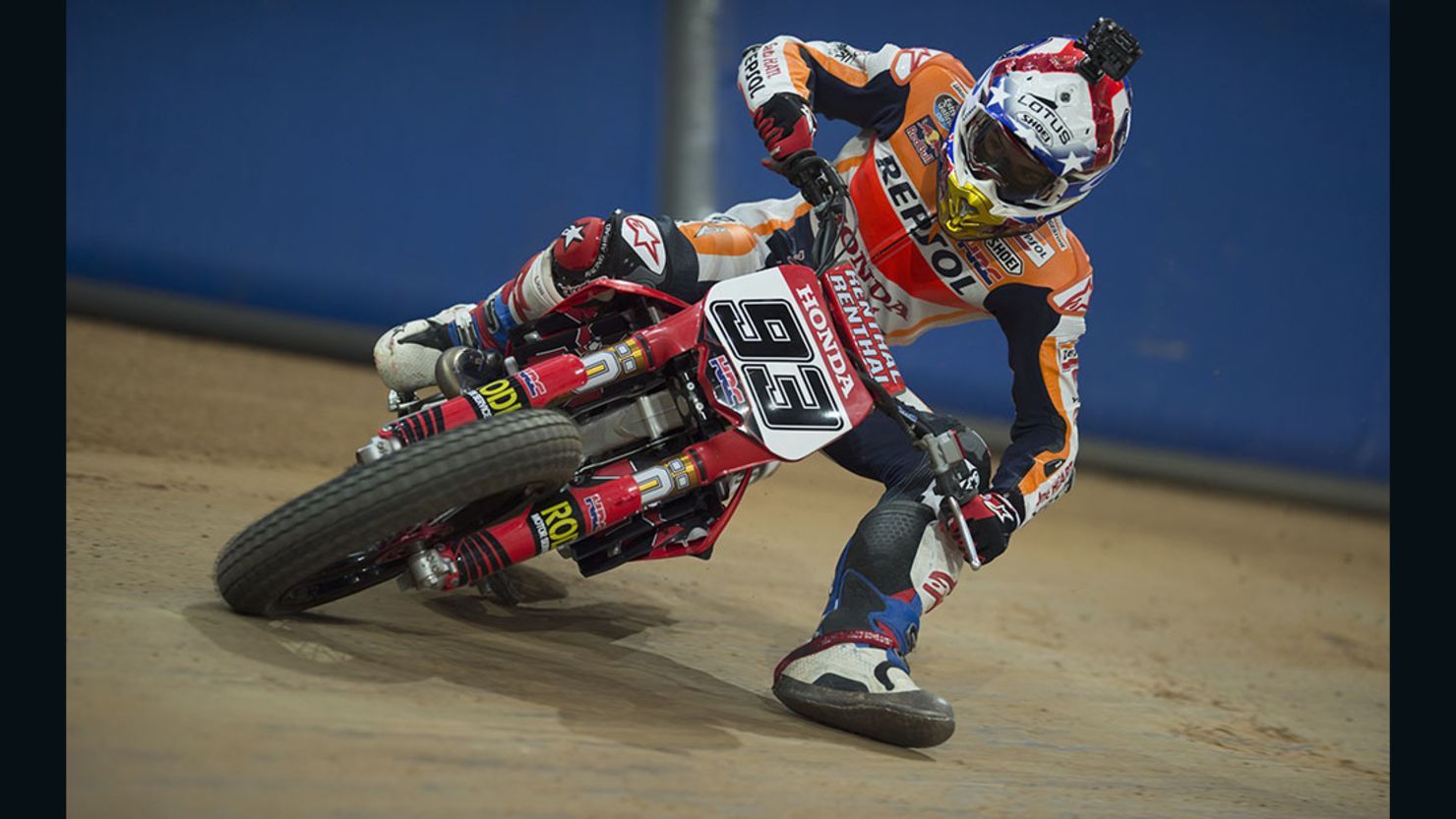 Marc Marquez is a keen dirt bike rider, bringing elements of dirt bike racing to his MotoGP riding style.
