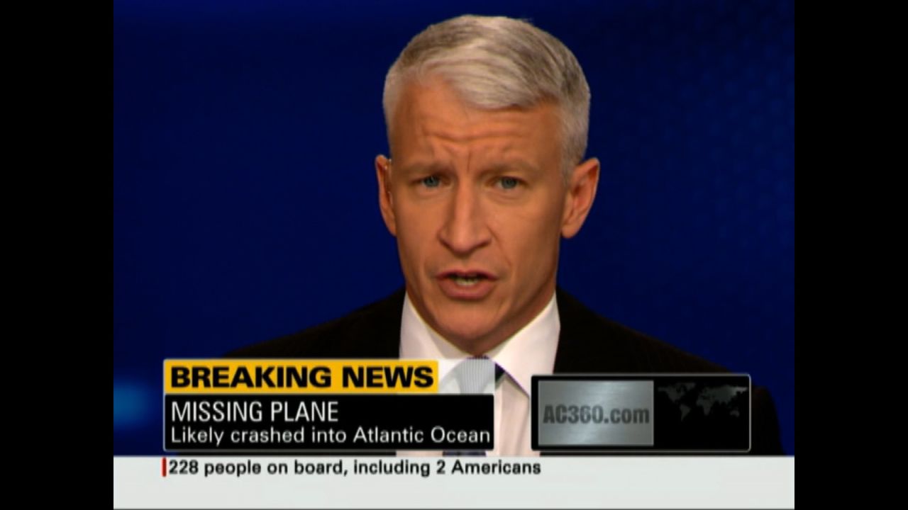 Anderson Cooper reports on Air France Flight 447, which crashed into the Atlantic Ocean in June 2009.