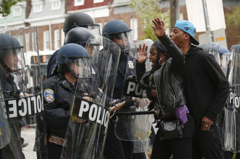 Baltimore Protests Turn Violent; Police Injured | CNN