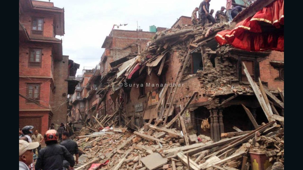 Nepal earthquake images from Surya Chandra Manandhar