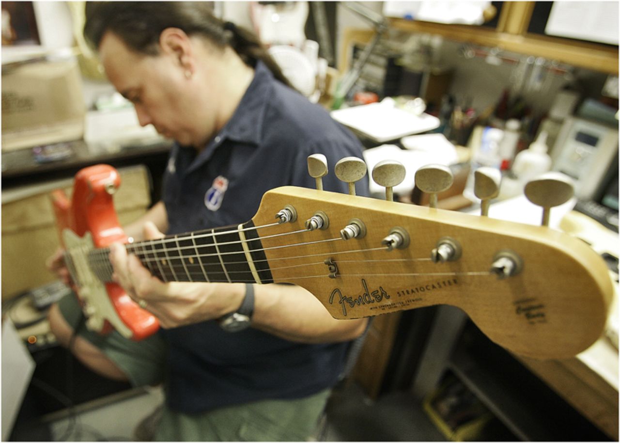 It's $10 for adults to tour the Fender Factory and Custom Shop in Corona, California. The guitars will set you back considerably more.