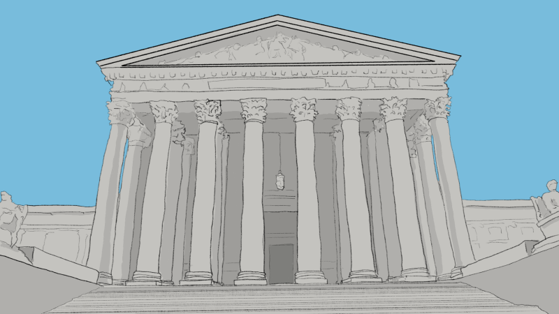 The Supreme Court Building Coloring Page - Free Printable Coloring Pages  for Kids