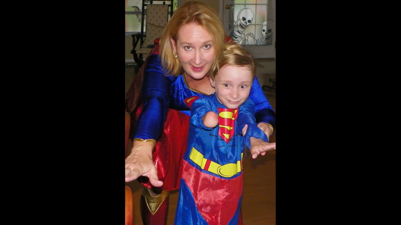 <a href="http://ireport.cnn.com/docs/DOC-979437">Cynthia Falardeau</a> has encouraged her son, Wyatt, to seek out superhero role models like Superman. Falardeau says these heroes helped give her confidence while growing up.