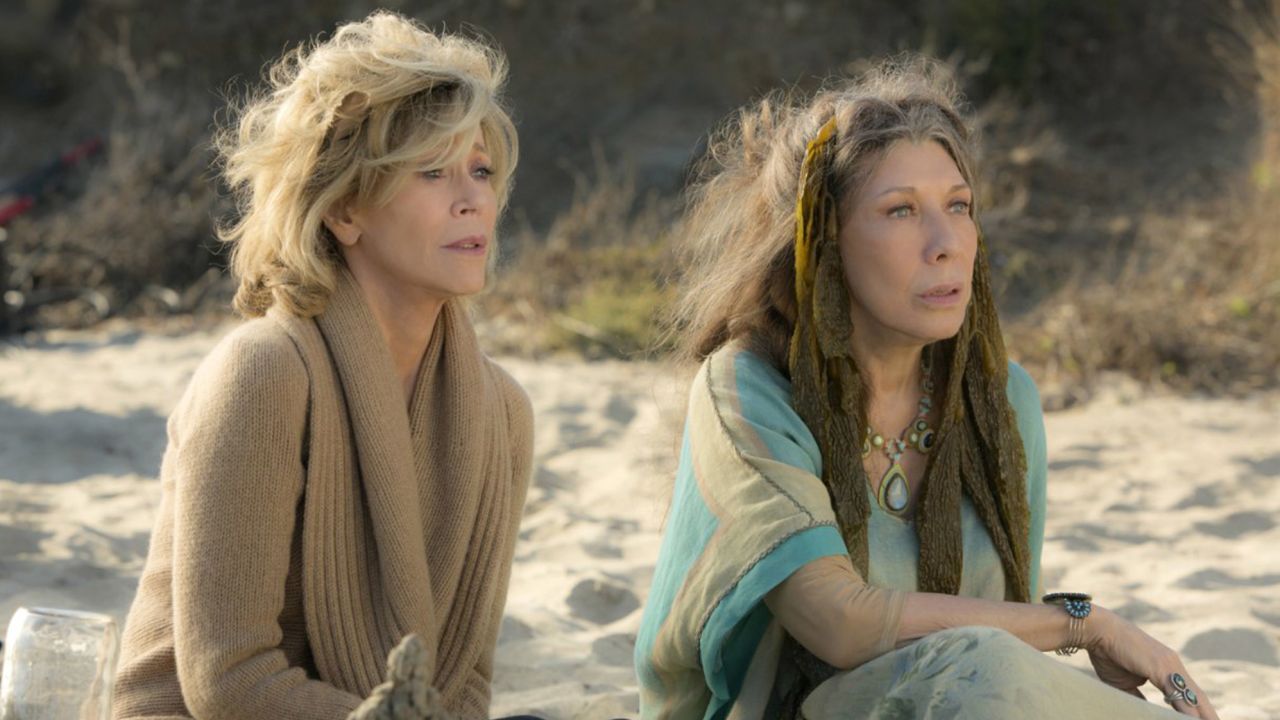 Jane Fonda and Lily Tomlin in 'Grace and Frankie' (Melissa Moseley/Netflix)
