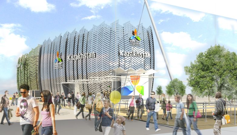 The Expo is a great opportunity for <a target="_blank" target="_blank">Kazakhstan</a>, the 9th largest country in the world by land area, to illustrate its undiscovered history and virtues. On top of that, visitors will encounter the country's most characteristic produce, notably milk, horse meat and apples.
