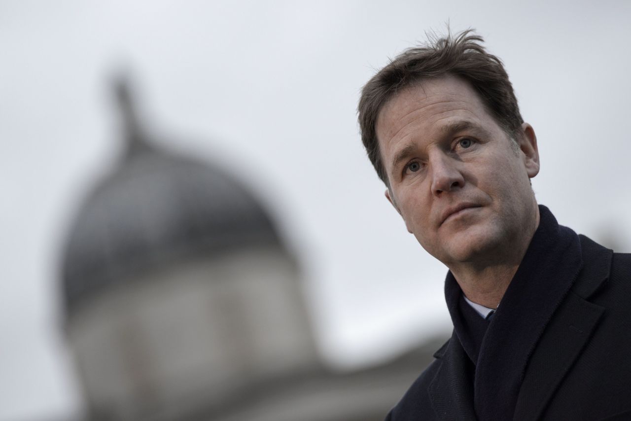Nick Clegg is the current British deputy prime minister and the leader of the Liberal Democrats.
