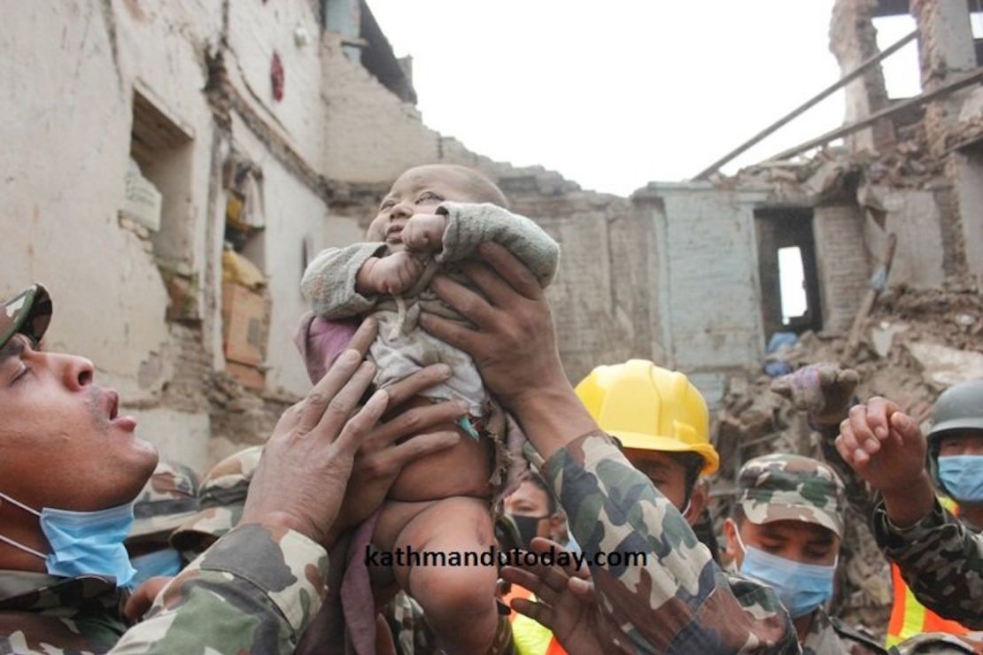 Nepali soldiers had given up their search on Saturday night but returned when Sonies' father heard cries.