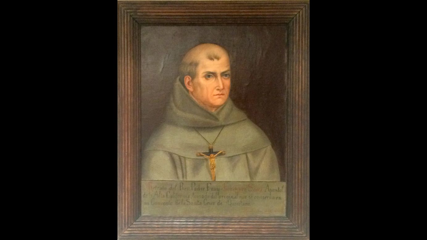 <a href="http://www.cnn.com/2013/03/14/world/pope-francis-fast-facts/index.html">Pope Francis</a> canonized <strong>St. Junipero Serra</strong> <a href="http://www.cnn.com/2015/09/23/us/pope-junipero-serra-canonization/index.html">during his visit to the U.S</a>. Serra is credited with founding several missions in California that were created to spread the Christian gospel to the native peoples of that part of North America. Some Native Americans oppose Serra's canonization; they say his work contributed to the oppression of their ancestors.