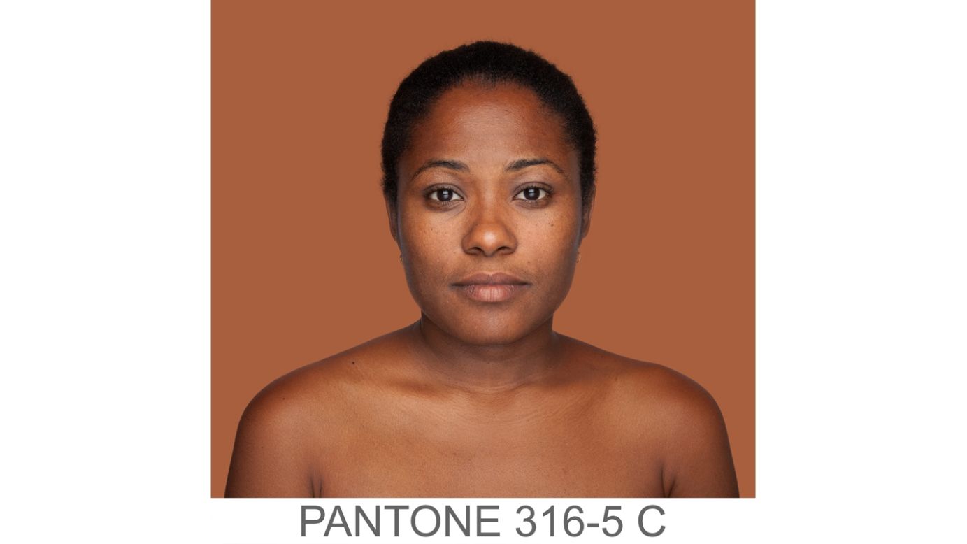 Her project <a href="http://humanae.tumblr.com/" target="_blank" target="_blank"><em>Humanæ</em></a><em> </em>is a "chromatic inventory," explains Dass, based on "a series of portraits whose background is dyed with the exact Pantone [printing color chart] tone extracted from a sample of 11x11 pixels of the portrayed's face."