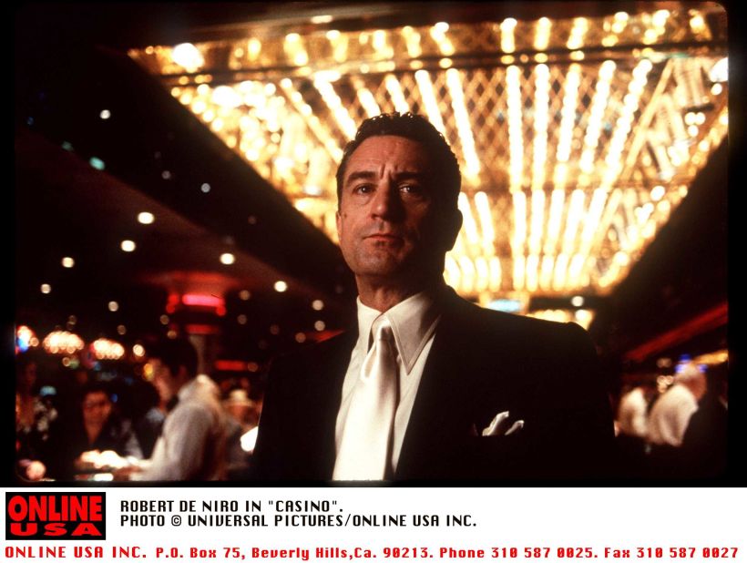 Robert De Niro starred in "Casino," Martin Scorsese's 1995 crime drama that was shot at the Riviera.