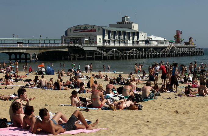 Bournemouth is synonymous with beach-goers and is a popular destination for tourists with its 11 kilometers of golden beaches.