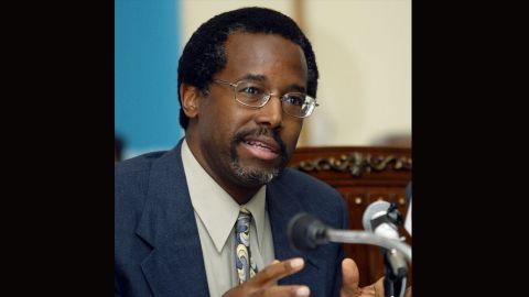 In a story that garnered international attention, Carson was ready to separate a pair of 10-year-old Indian girls, Saba and Farah Shakeel, who are joined at the head in New Delhi, India. Here, he addresses a press conference at the Indraprashtra Apollo Hospital on October 4, 2005.