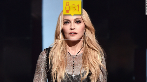 Proof that Madonna never ages: The 56-year-old singer fooled the website, which thinks she's just 31. 