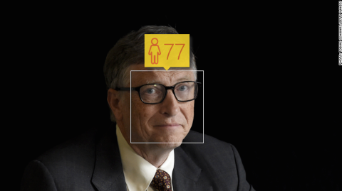 Microsoft founder Bill Gates is 59, but his company's face-detection software begs to differ.