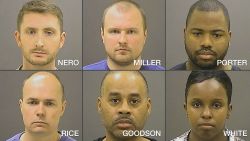 baltimore officers charged montage