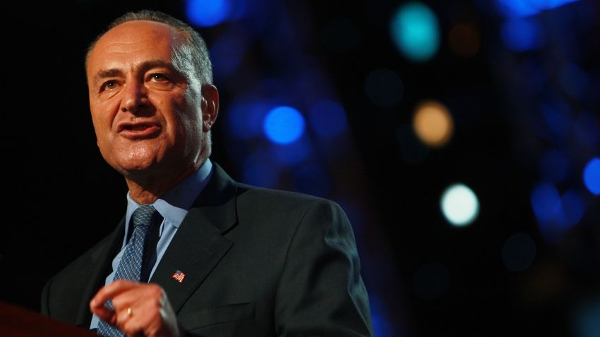 New York Sen. Chuck Schumer is in line to take Reid's job in 2017 as Senate Minority Leader. He is not expected to embrace his colleague's passion for attacking the Koch brothers. Shumber is pictured speaking on day three of the Democratic National Convention (DNC) at the Pepsi Center August 27, 2008 in Denver, Colorado.