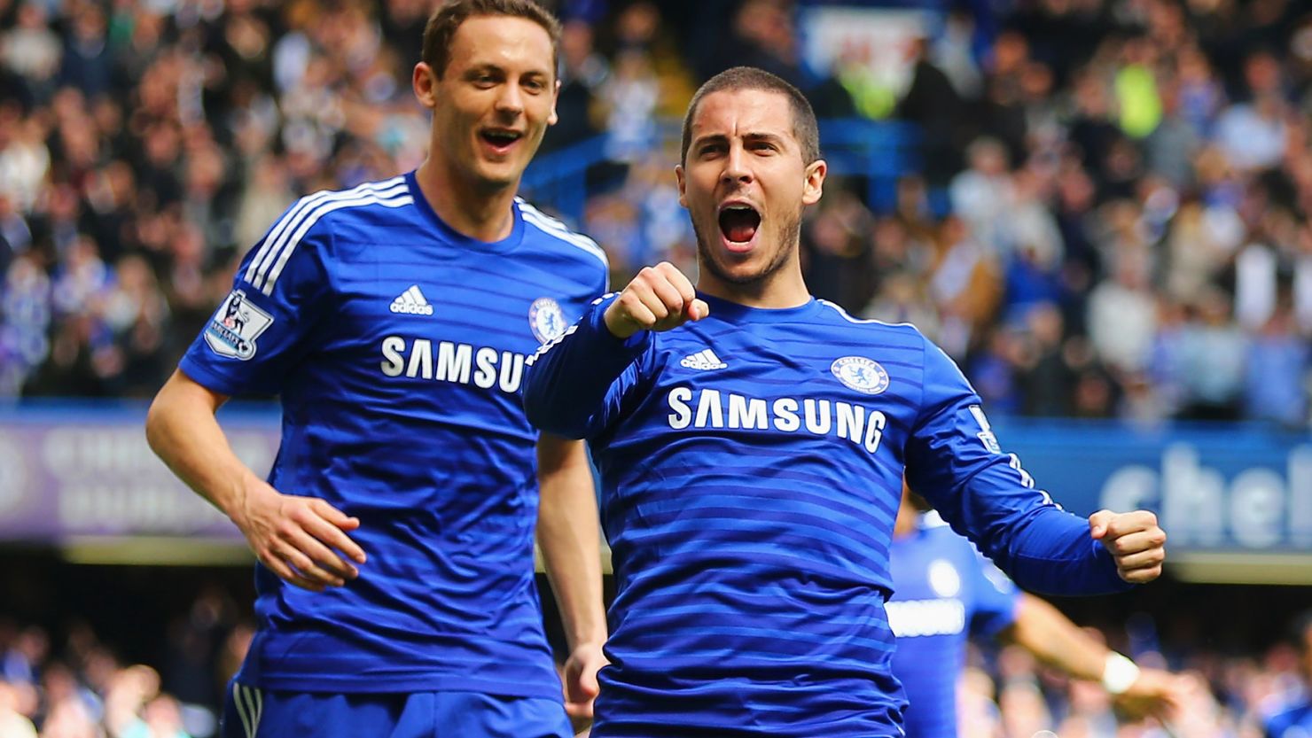 "Football gives and takes away": Chelsea FC player Eden Hazard after his EPL title-clinching goal last season. 