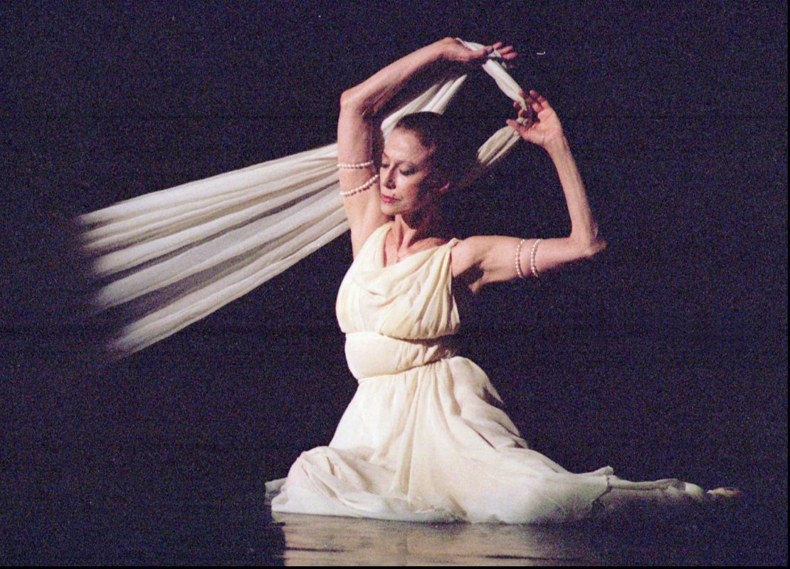 Maya Plisetskaya, seen here in 1996, was widely regarded as one of the greatest ballerinas of her time.