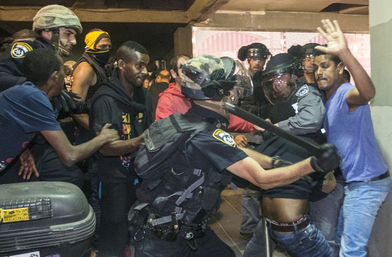 Protesters clash with Israeli security forces. The videotaped episode from April 26 was a tipping point for Ethiopian Jews, some 125,000 strong, who say they have long felt like second-class citizens.