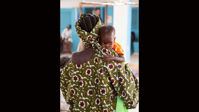 <strong>176. Mali</strong> suffers from political instability and a host of other issues. Fatoumata, 10 months old, is shown arriving at the Save the Children-supported intensive unit for severe acute malnutrition in Mopti.
