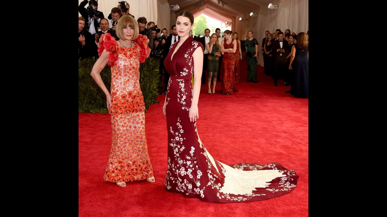 Anna Wintour, left, and Bee Shaffer