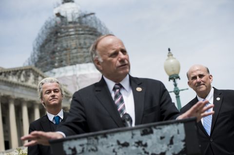 Rep. Steve King, R-Iowa, puzzled many in July when he tweeted that he is <a href="http://www.cnn.com/2015/07/20/opinions/reyes-steve-king-castro-latino/index.html">"as Hispanic and Latino"</a> as Housing and Urban Development Secretary Julián Castro, who is a third-generation Mexican-American. King is of <a href="http://www.cnn.com/2015/07/20/opinions/reyes-steve-king-castro-latino/index.html">German, Irish and Welsh descent</a>.