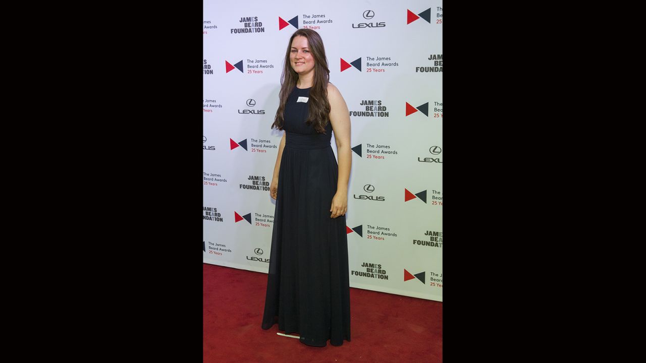 Chef Jessica Largey of Manresa restaurant in Los Gatos, California, took home a medal for rising star chef of the year.