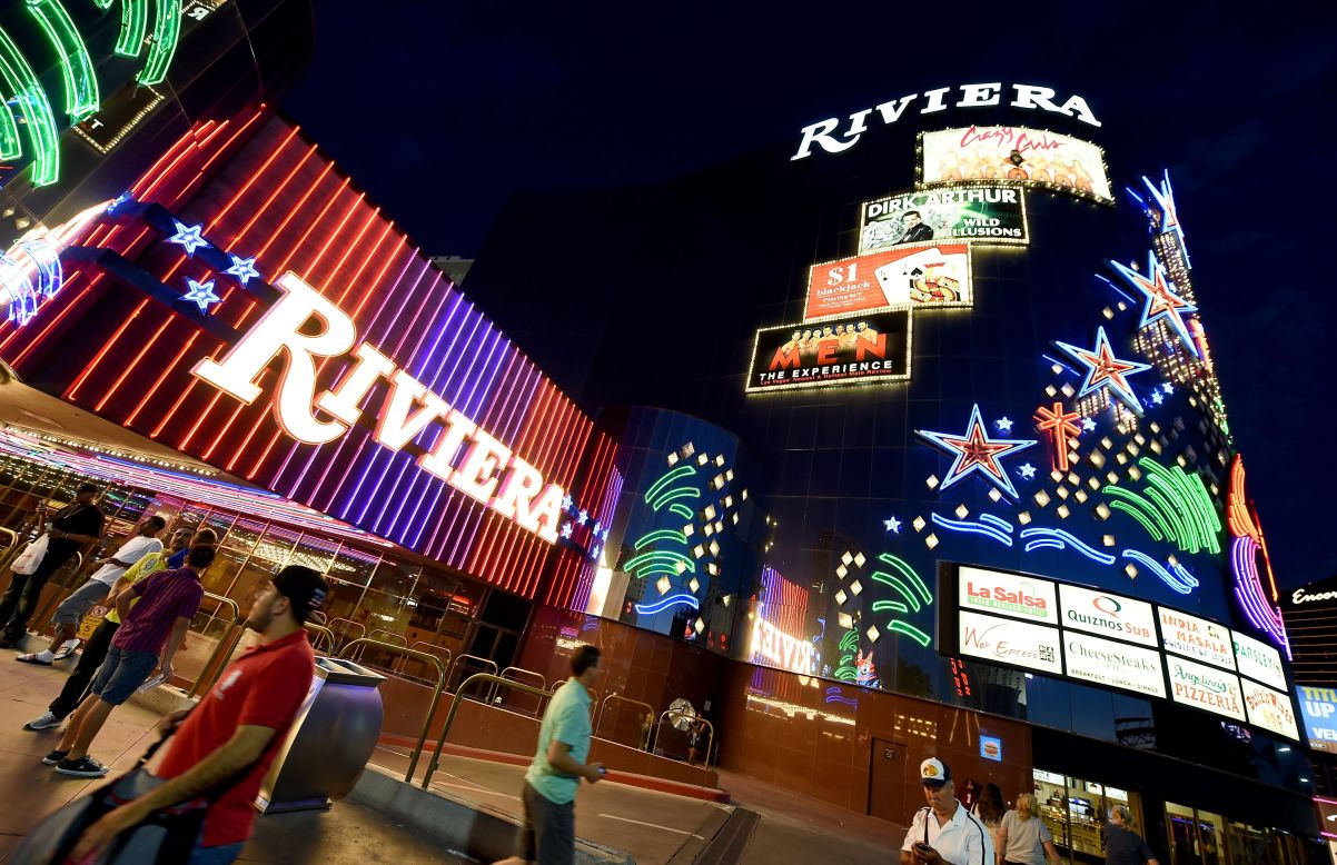 The venerable Riviera Hotel & Casino has its last night of operation on Sunday, May 3, in Las Vegas. The city's Convention and Visitors Authority purchased the 60-year-old property and plans to demolish it to make room for more convention space. Here's a look back at the Riviera's colorful history:
