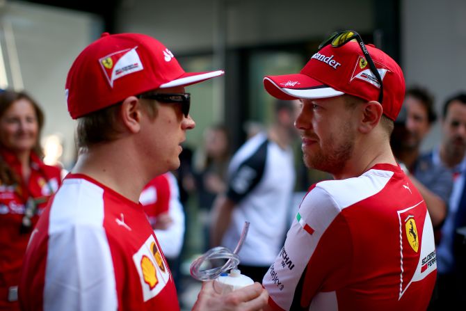 Vettel's Ferrari teammate Kimi Raikkonen was the last man to win a drivers' championship with the Scuderia in 2007.