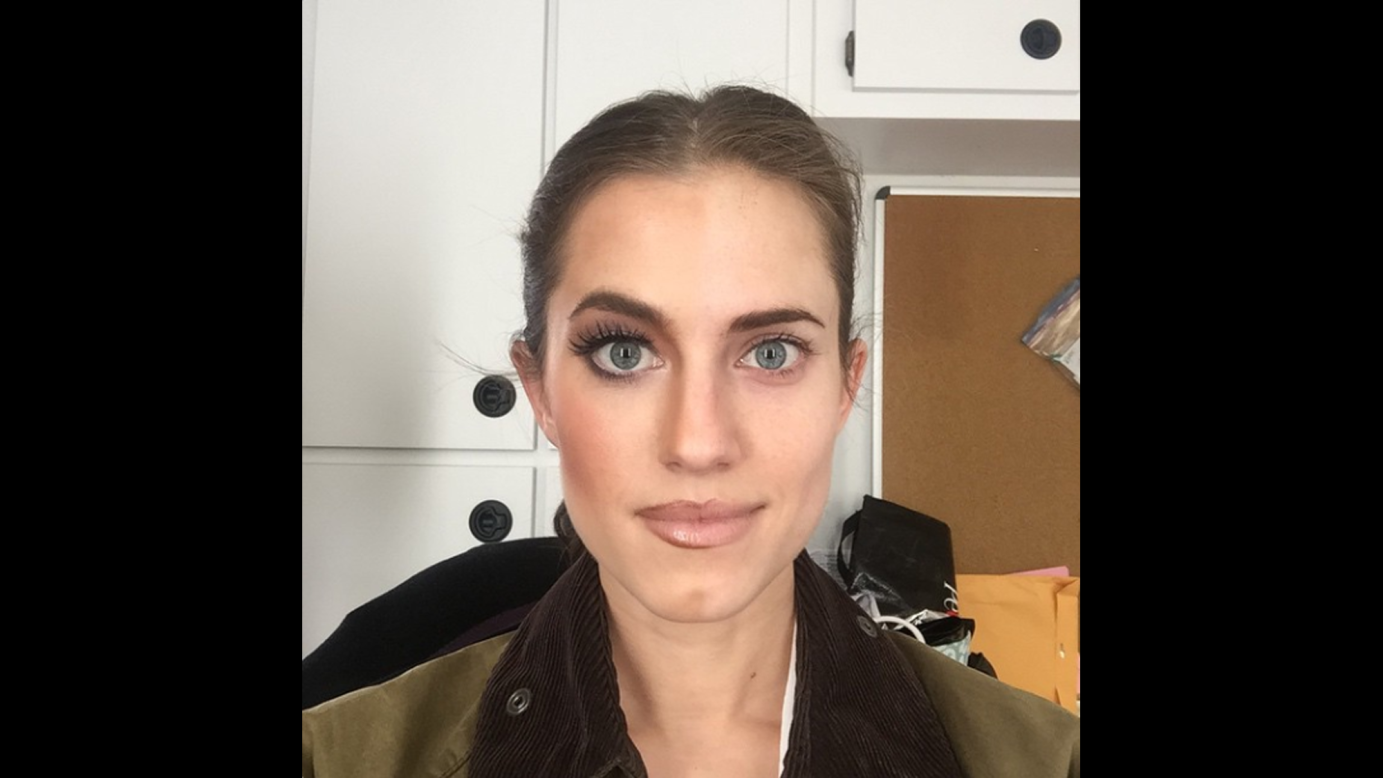 "Took half my makeup off," "Girls" co-star<a href="https://instagram.com/p/2JqXIeGU0n/" target="_blank" target="_blank"> Allison Williams said</a> on Friday, May 1. "Guess why Marnie might have this insane look? #90sLips #Season5." referring to her character on the HBO series "Girls."