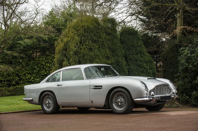 The most famous of all James Bond Aston Martins, this legendary DB5 model is one of the top lots at the <a href="http://www.bonhams.com/auctions/22721/" target="_blank" target="_blank">Aston Martin Works Auction</a>. It's expected to fetch between $580,000 and $670,000.<br /><br />With over 50 cars for sale, the auction should yield between $19 and $22 million, according to Bonhams' estimates.