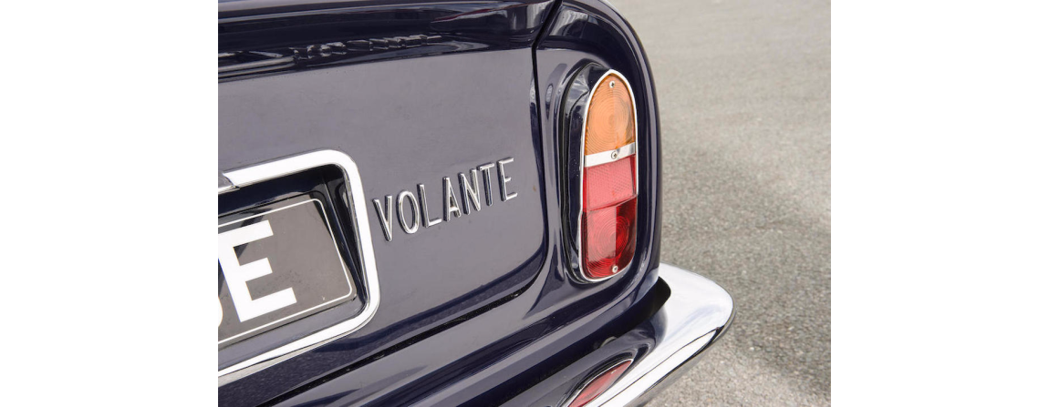 This is the first ever "Volante" Aston, the name that identifies the convertible Astons since 1965. (It means "flying" in Italian.)