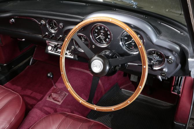 A recent restoration has added power steering and modern speakers. The engine accepts unleaded fuel.
