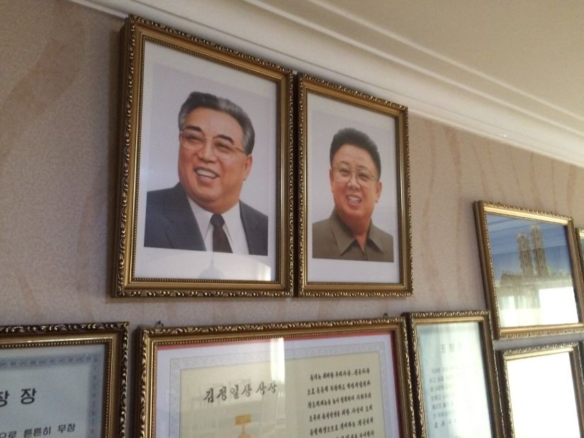 Every home in North Korea displays portraits of late leaders Kim Il Sung and Kim Jong Il. Housing is assigned by the government and is free. Those who want to move have to sign up to exchange places with other citizens.