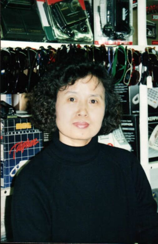 Chung's mother works at the store in the 1980s. Now in her 60s, she has been running J-Mart Wigs on her own. She was planning to retire before the protests broke out.