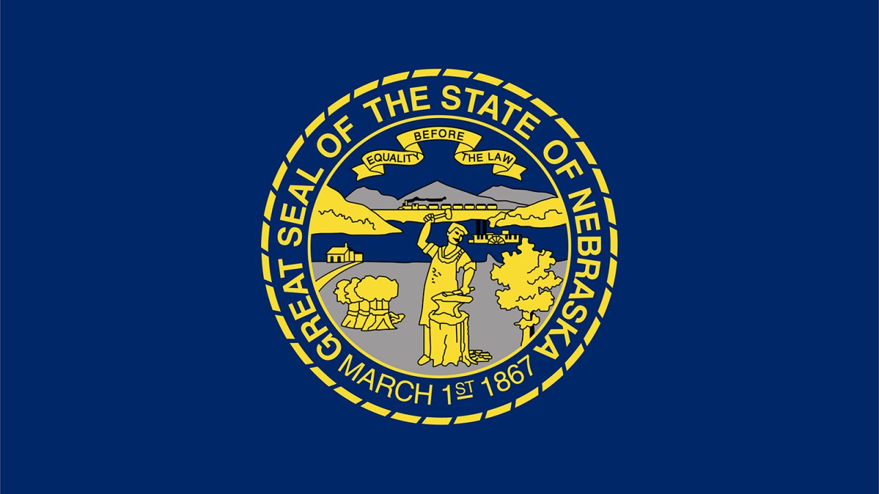 <strong>The Worst</strong> -- 50. Nebraska<br />"Try identifying this flag when it's up on a pole and flapping in the wind. A great state deserves a great flag, and this isn't it." -- Ted Kaye, author of "Good Flag, Bad Flag"
