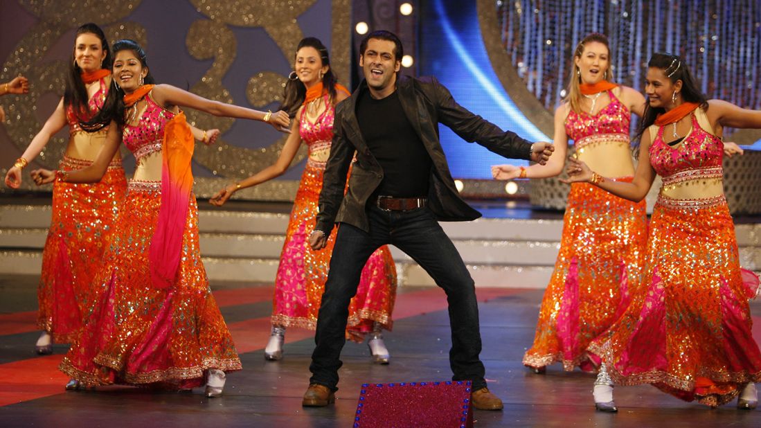 Salman Khan, center, is one of Bollywood's biggest box office draws. In May 2015, he was found guilty of a fatal hit and run that occurred in 2002. Here he performs during an awards ceremony in Mumbai, India, in 2008. 