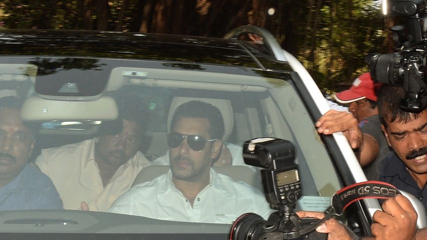 Bollywood superstar Salman Khan was found guilty Wednesday of running over five men sleeping on a Mumbai pavement, killing one of them.