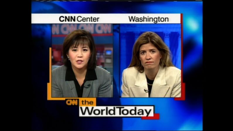Joie Chen and Greta Van Susteren report from Atlanta and Washington in a 1998 broadcast of "The World Today."