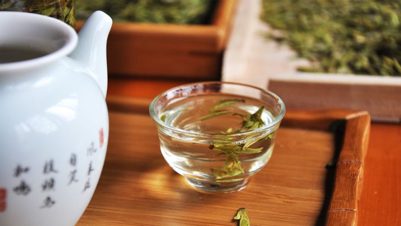 A specialty from Hangzhou's Longjing mountain area, Longjing tea is considered some of the best in China. It's also one of the key ingredients used in the dish.
