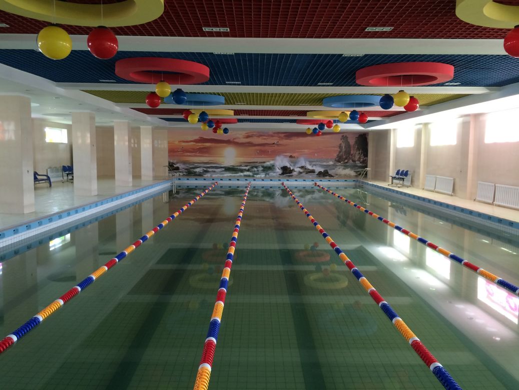 This swimming pool of an elite Pyongyang elementary school is used by the children of scientists. Scientists are given special privileges as they are tasked with innovating and modernizing the country.