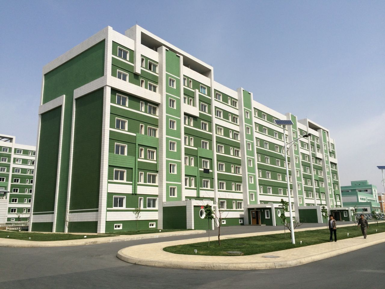 This Pyongyang housing complex was built exclusively for scientists and their families.