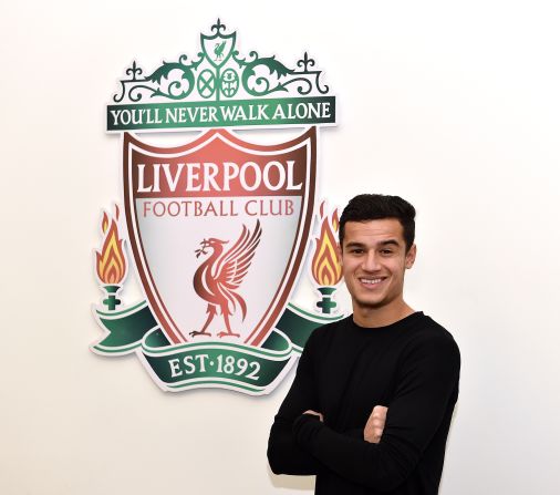 The Brazilian joined Liverpool from Inter Milan in 2013 for a fee of $13 million and became an instant hit with fans and teammates.