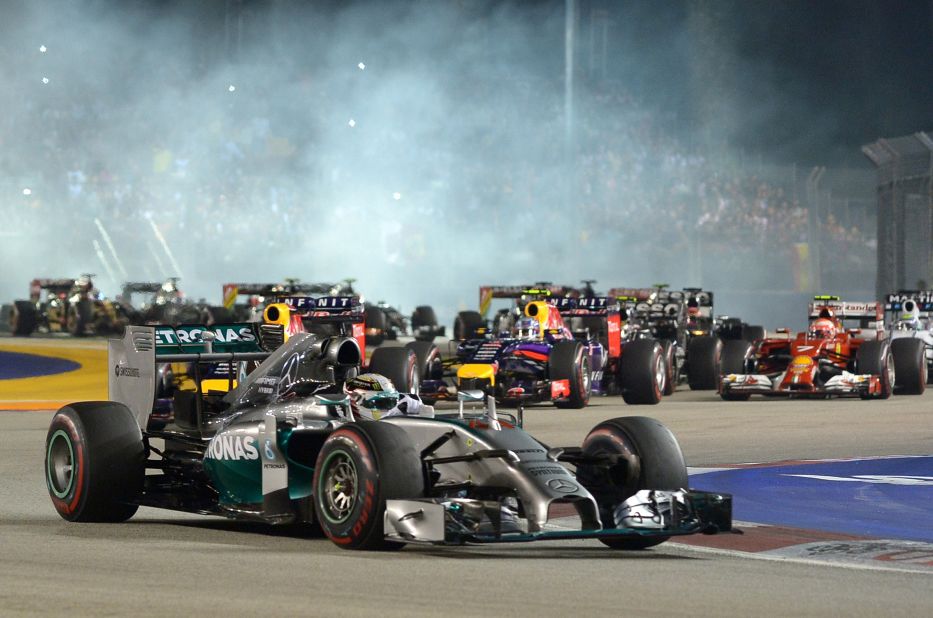 Singapore hosts the world's first Formula One night race in the world. It's part of a three-day event that grips the nation and is an all-round massive party.