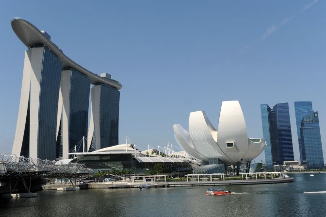All buildings within the Marina Bay district in Singapore have platinum status in the governments Green Mark Scheme -- a rating system introduced in 2005 to evaluate all buildings based on their environmental impact and performance.