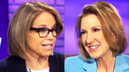 Katie Couric question sexist Carly Fiorina