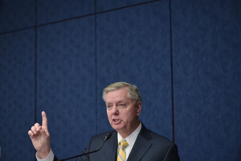 Click through to see highlights from U.S. Sen. Lindsey Graham's political career: