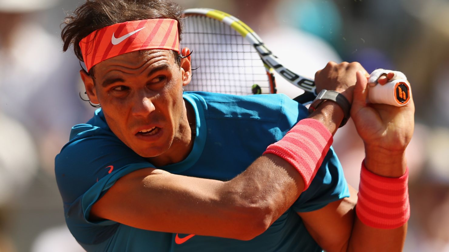 Rafael Nadal is seeking to win the Madrid title for the third year in a row. 